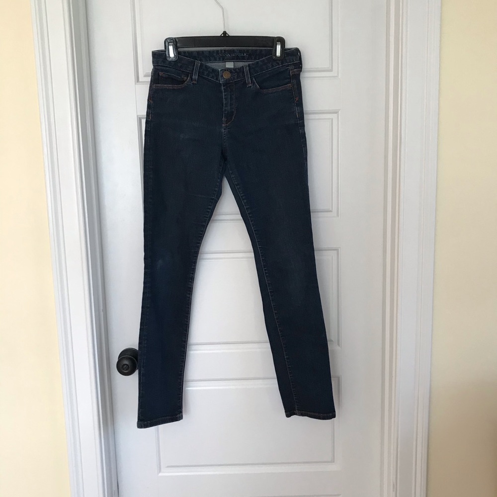 Banana Republic Dark wash mid-rise jeans 27P